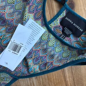 NWT DONNA MORGAN Sheer Maxi Dress 4